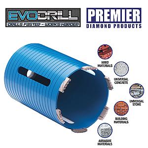 Premier Diamond P5-EDDC Dry Diamond Core Drill Bits