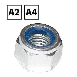Stainless Steel Nyloc nuts (Nylon Insert Nuts) DIN 985