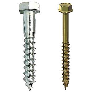 Coach Screws DIN 571 Bright Zinc Plated & Galvanised