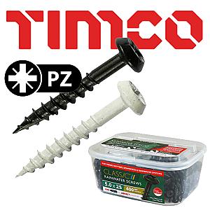 Timco Classic Exterior Rainwater Screws, Low Profile Pan