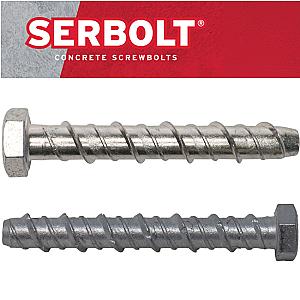 Serbolt Hexagon Head Concrete Screwbolts