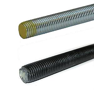 8.8 Grade High Tensile Studding (Threaded Rod), Bright Zinc Plated & Self Colour