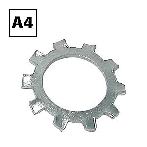 Stainless Steel External Shake Proof Washers A4 DIN 6797A