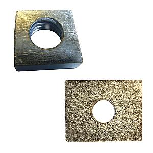 Square & Rectangular Steel Nuts Bright Zinc Plated