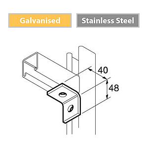 Channel Brackets, Unistrut Compatible