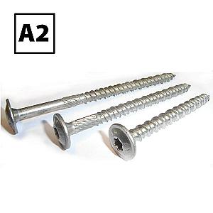 Stainless Steel Flange T40 Coach Solar Panel Screws A2 (304)