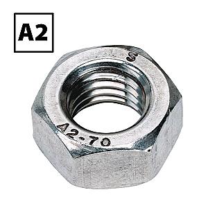 Stainless Steel Full Nuts A2 (304) DIN 934