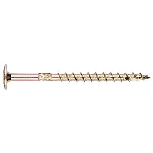 Zinc and Yellow Index Extra Long Washer Head Woodscrews