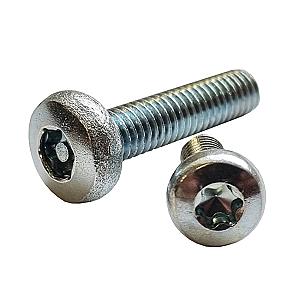 Resistorx & TX Pan Machine Screws, Mild Steel Bright Zinc Plated, DIN 7985