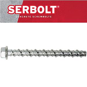 Serbolt Hexagon Flange Head Concrete Screwbolt