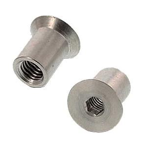 Countersunk Socket Sleeve / Barrel Nuts Stainless Steel