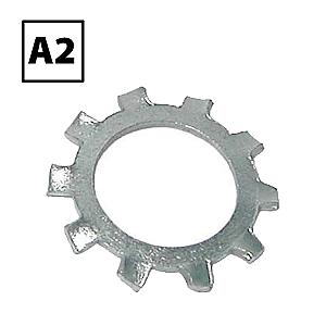 Stainless Steel External Shake Proof Washers A2 DIN 6797A