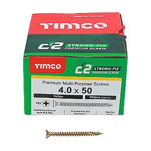 Timco C2 Strong Fix Premium Multi-Purpose Woodscrews in Boxes