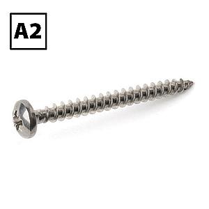 Stainless Steel Pan Pozi Chipboard Screws A2