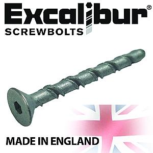 Excalibur Countersunk Head Screwbolt
