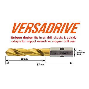 VersaDrive Cobalt Drill Bits - 50mm Drill Depth