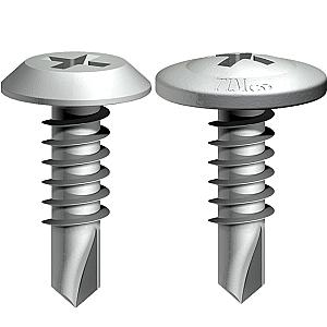 Timco Low Profile Self Drill Screws, Ruspert Finish