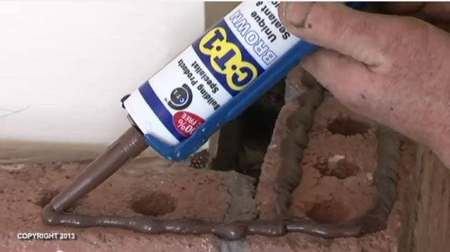 CT1 BROWN All in One Multi-purpose Waterproof Sealant & Construction Adhesive, 290ml