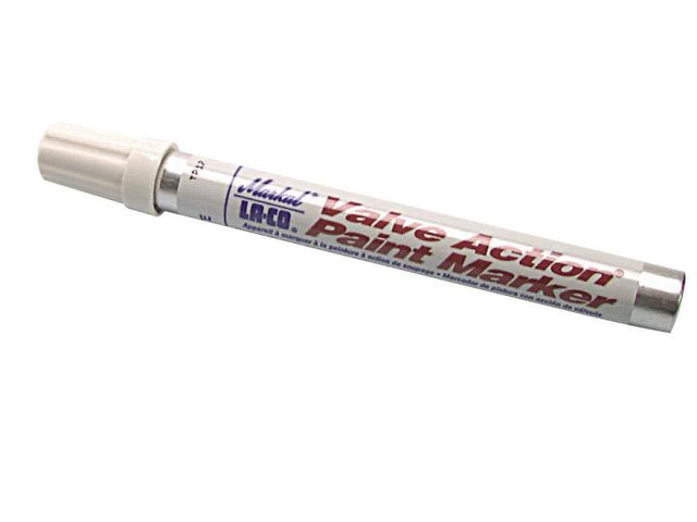 Markal White Valve Action Paint Marker 96820