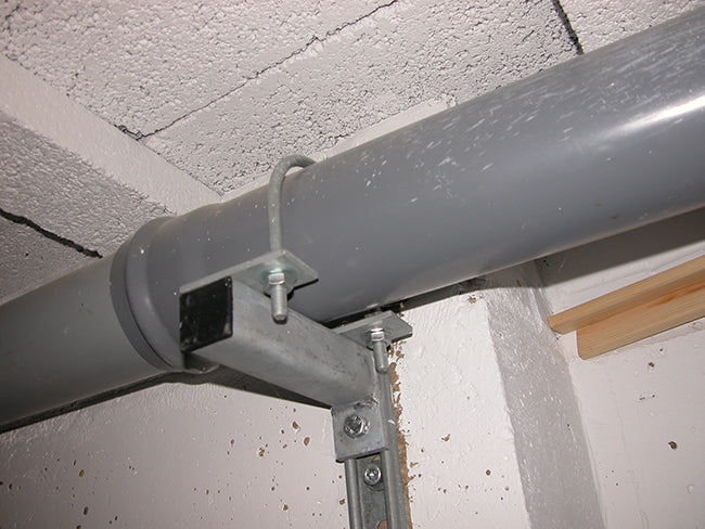 U - Bolts 12" Nominal Bore, 324mm Width Between Legs, Mild Steel Bright Zinc Plated (M16) Bolt only