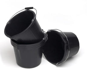 14.5 Litre Black Bucket with Handle