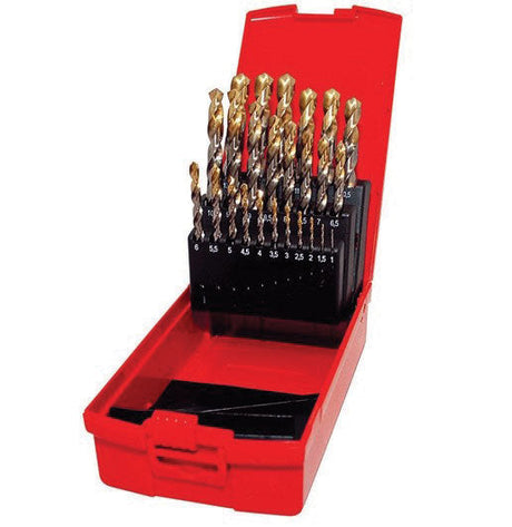 Dormer 19 Piece A002 HSS Drill Bit Set 1.00 - 10.00mm 0.5mm increments A095201