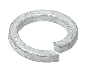 M24 Mild Steel Square Section Single Coil Spring Washer, Galvanised
