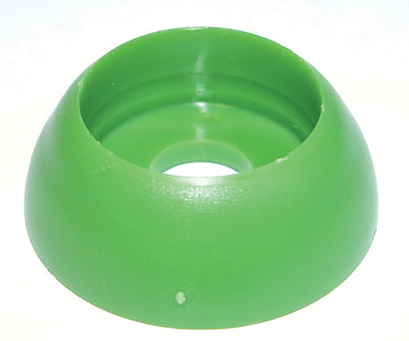 6mm Green Security Nut Cover Base 6.3 x 25mm (Similar to RAL 6017)