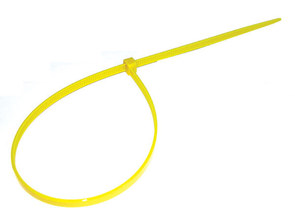 4.8 x 370 Yellow Cable Ties, Packed in 100's