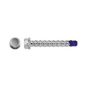 Dewalt M16 x 200 Hexagon Flanged Head Blue Tip 2 Concrete Screwbolt, Bright Zinc Plated, CE Approved