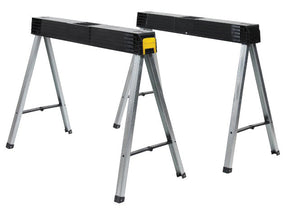 Stanley Folding Metal Saw Horse Twin Pack 1-97-475