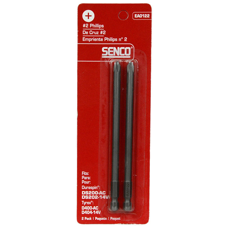 Senco Duraspin Phillips No.2 x 129.5mm Bits For DS200-AC/DS202-14V/DS205-14V