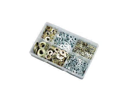 800pce M5-16 Form A Washer Kit. Bright Zinc Plated and Zinc. Kitmaster KM105125