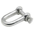 8mm Commercial D-Shackle Mild Steel Bright Zinc Plated
