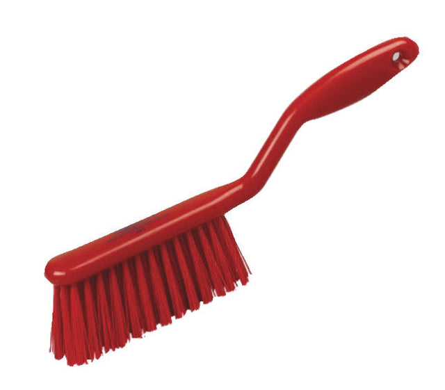 Red Stiff Bristle Plastic Hand Brush B862R
