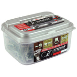 4.0 x 60 Timco Countersunk Recess C2 Exterior Woodscrews Zinc Tub of 180