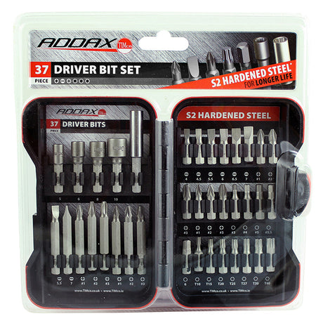Addax Timco 37 Piece Screwdriver Bit Set BIT37SET