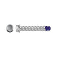 Dewalt M16 x 150 Hexagon Flanged Head Blue Tip 2 Concrete Screwbolt, Bright Zinc Plated, CE Approved
