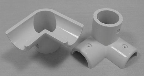 Grey 4 Way Corner (In two halves) MHCORNER4WG