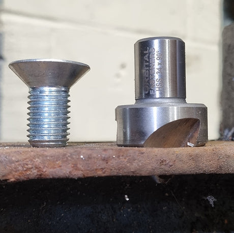 18mm 90 Degree HSS (M8) Countersink For Mag Drill