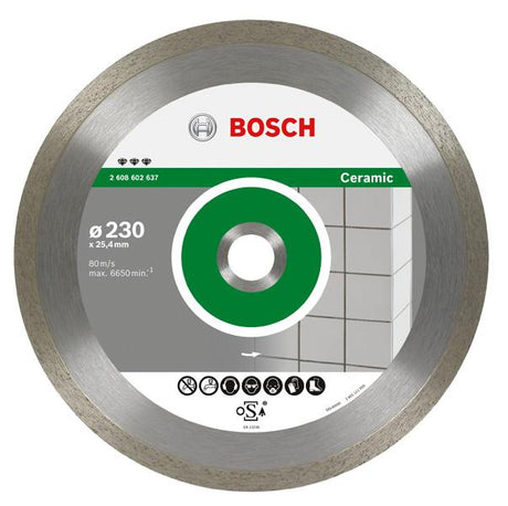 Bosch 300mm x 30/25.4mm Best for Ceramic Diamond Cutting Blade P/No. 2 608 602 639