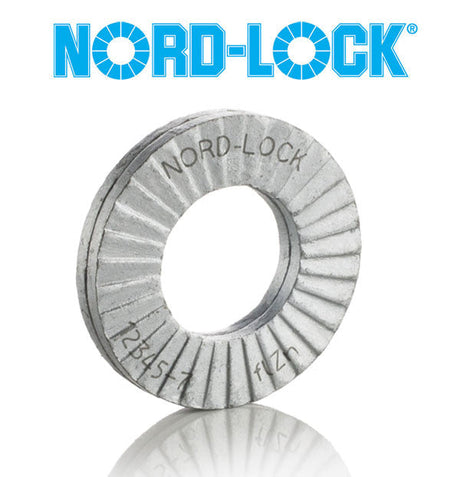 M14 15.2 x 30.7 x 3.4mm Nord-lock Steel SP Washer, Delta Protekt® coating NL14SPSTEEL2707