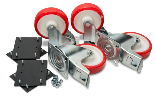Armorgard 6" Heavy Duty Castor Wheel Set & Fit Kit
