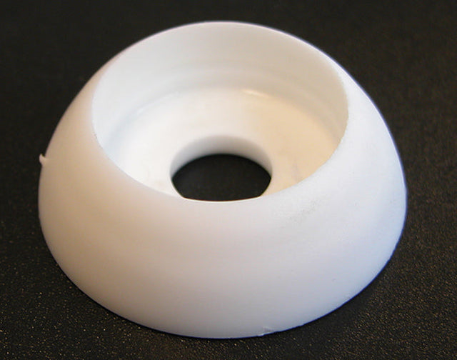 12mm White Security Nut Cover Base 12.2 x 43mm (Similar to RAL 9010)