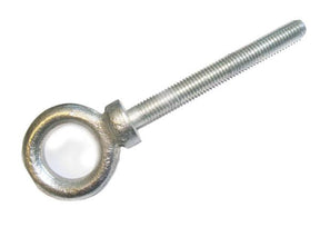 M10 x 102mm Long Shank Dynamo Eye Bolt zinc plated