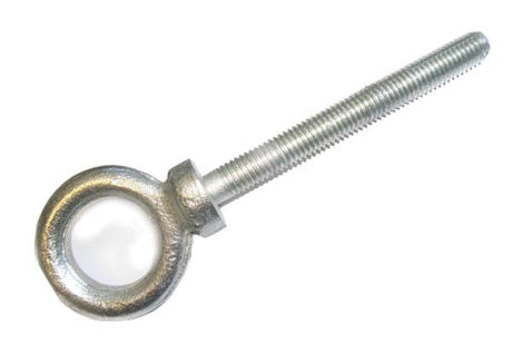M10 x 102mm Long Shank Dynamo Eye Bolt zinc plated