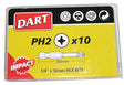 Dart PH1 x 50mm Impact Driver Bits, Box of 10