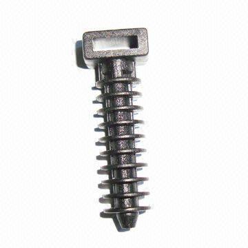 Black Cable Tie Masonry Mount 8mm Hole holder