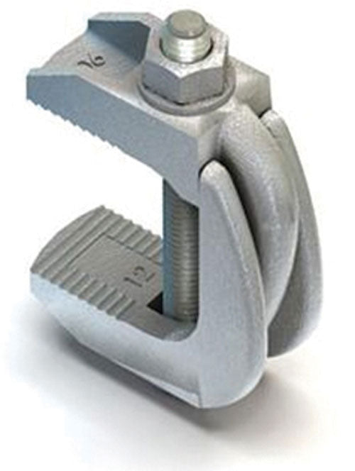 Lindapter M12 Type F9 Flange Clamp with bolt (Clamping Range 26-60mm) Zinc Plated F912