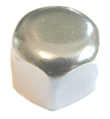 M8 Cap Nut, Steel Bright Zinc Plated DIN 917